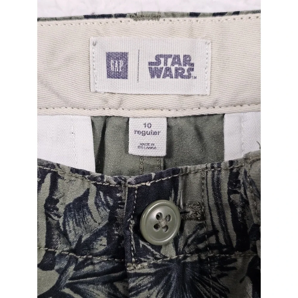 Gap Star‎ Wars Boys Shorts Size 10 Desert Cactus Tropical Character Print